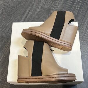 Balenciaga Women's Tan Wedge Shoes